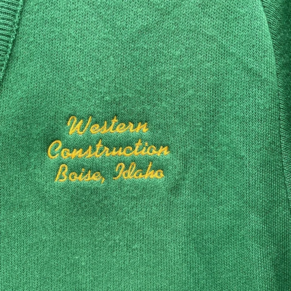 Vintage Old Stock K-Brand Sweater Medium Green Academia Tennis Preppy MadeUSA‎